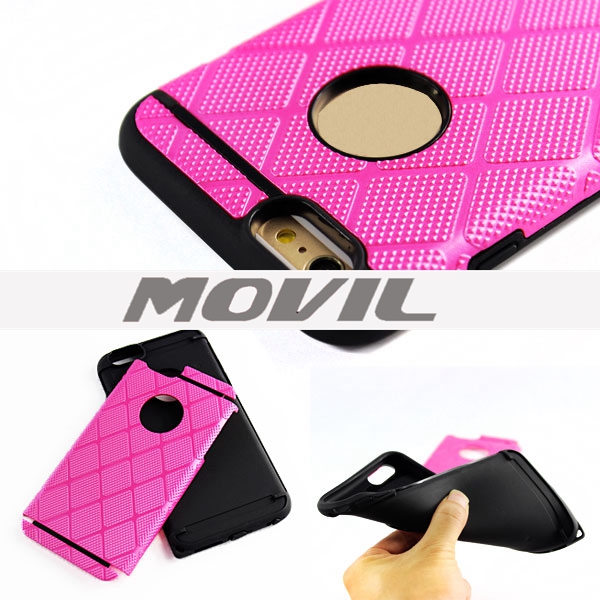 NP-2198 alta calidad tpu   pc funda para Apple iPhone 6 plus-7